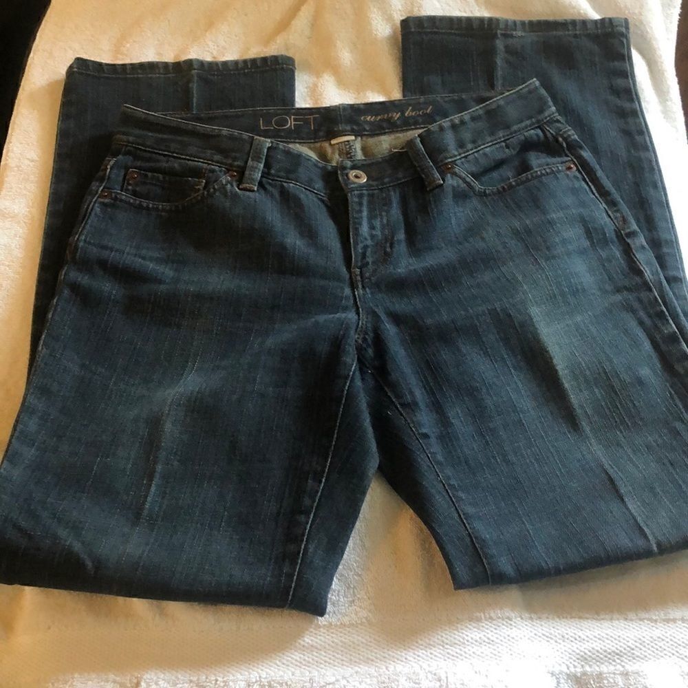Loft Curvy Bootcut Jeans - Picture 3 of 7